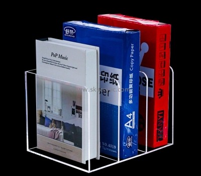 Plexiglass display supplier custom acrylic file holder 3 sections BH-2327