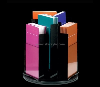 Perspex display manufacturer custom acrylic rotating information color page holders BH-2355