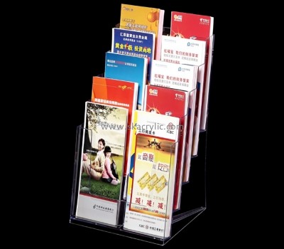 Acrylic display supplier custom plexiglass 5 tiers literature holders BH-2379