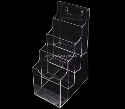 Custom acrylic wall mounted 4 tiers pamphlet holder BH-2402