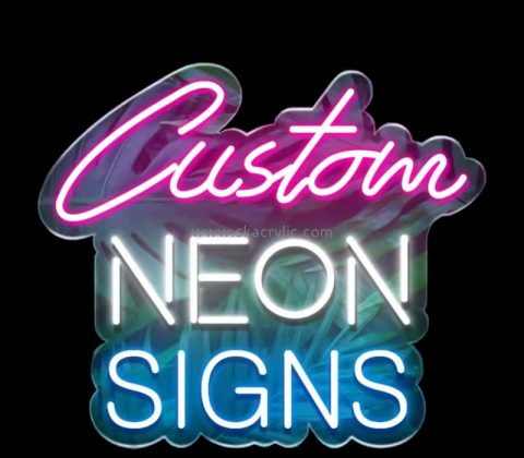 Custom wholesale acrylic wall neon sign for wedding party BS-370