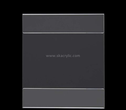 Custom acrylic wall mount sign display holder BS-302