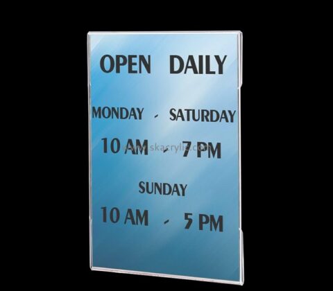 Acrylic supplier custom perspex wall poster frames for office home BS-249