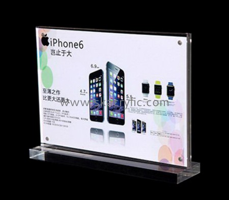 Customized plastic sign holders SH-274