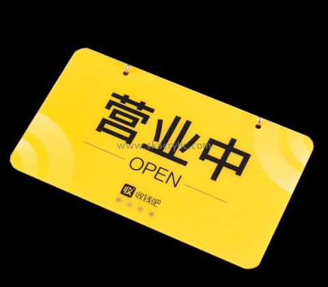 Factory hot sale acrylic open sign board SH-015