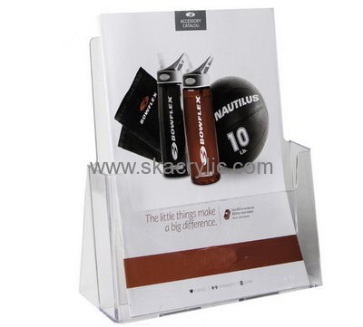 Perspex suppliers custom acrylic flyer holders pamphlet display rack BH-480