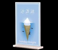 Wholesale custom acrylic tabletop advertising sign holder SH-928 Wholesale custom acrylic tabletop advertising sign holder