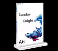 Wholesale custom acrylic advertising sign holder SH-930 Wholesale custom acrylic advertising sign holder