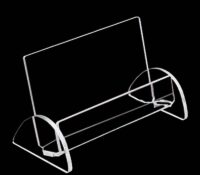 Wholesale custom acrylic countertop business card holder