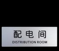 Wholesale custom acrylic wall distribution room sign BS-391 Wholesale custom acrylic wall distribution room sign