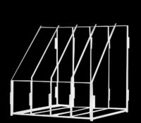 Wholesale custom acrylic 4 dividers file holders BH-2507 Wholesale custom acrylic 4 dividers file holders