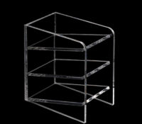 Wholesale custom acrylic 3 tiers flyer holders BH-2508 Wholesale custom acrylic 3 tiers flyer holders