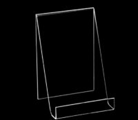 Wholesale custom acrylic V shape flyer holder BH-2509 Wholesale custom acrylic V shape flyer holder