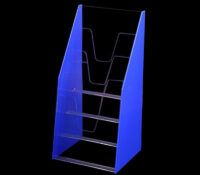 Wholesale custom acrylic 4 pockets flyer holders BH-2511 Wholesale custom acrylic 4 pockets flyer holders