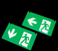 Wholesale custom acrylic fire emergency sign BS-409 Wholesale custom acrylic fire emergency sign