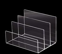 Wholesale custom acrylic book file sorter for desk