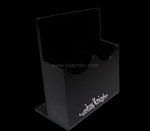 Wholesale custom acrylic tabletop 2 dividers flyer holder