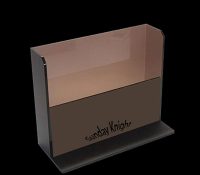 Wholesale custom acrylic tabletop magzine holder BH-2520 Wholesale custom acrylic tabletop magzine holder