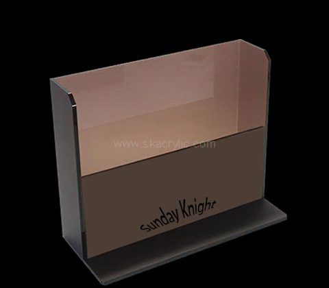 Wholesale custom acrylic tabletop magzine holder