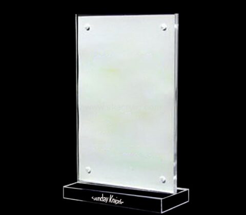 Wholesale custom acrylic T shape magnetic sign holder