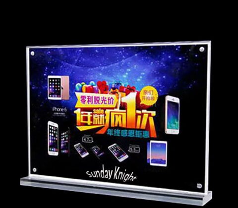 Wholesale custom acrylic phone shop sign holder