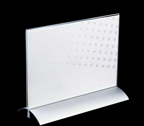 Wholesale custom plexiglass tabletop sign holder