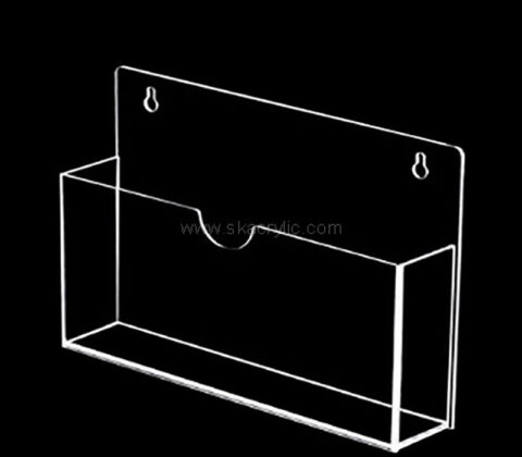Wholesale custom acrylic wall hanging pamphlet holder