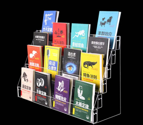 Wholesale custom acrylic 24 pockets book display stand