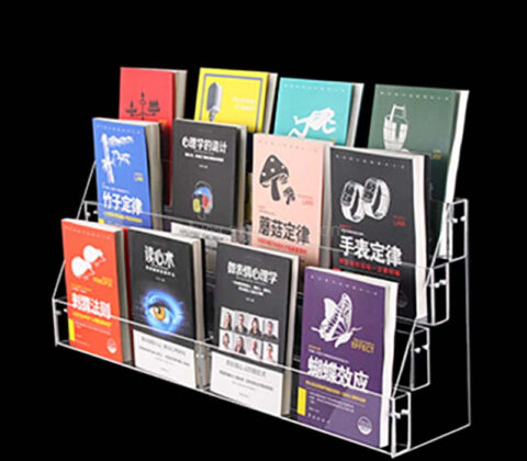 Wholesale custom acrylic 16 pockets book display holder