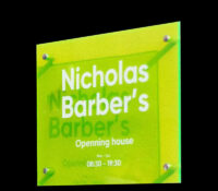 Wholesale custom acrylic wall display outdoor billboard BS-443 Wholesale custom acrylic wall display outdoor billboard