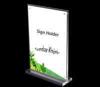 Wholesale custom plexiglass magnetic sign holder SH-976 Wholesale custom plexiglass magnetic sign holder