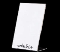Wholesale custom plexiglass L shape A4 sign holder SH-980 Wholesale custom plexiglass L shape A4 sign holder