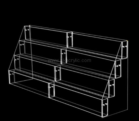 Wholesale custom acrylic 4 tiers book stand holder
