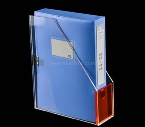 Custom acrylic file stand holder