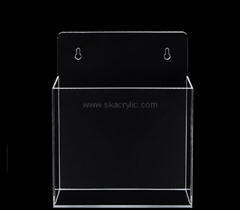 Custom acrylic wall literature holder