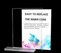Wholesale custom plexiglass table top 8.5 X 11 sign holder SH-983 Wholesale custom plexiglass table top 8.5 X 11 sign holder