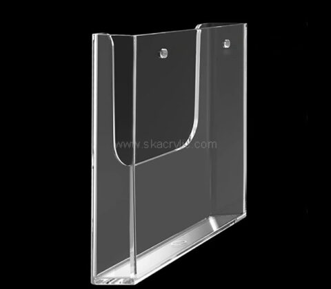 Custom plexiglass wall mount mail holder