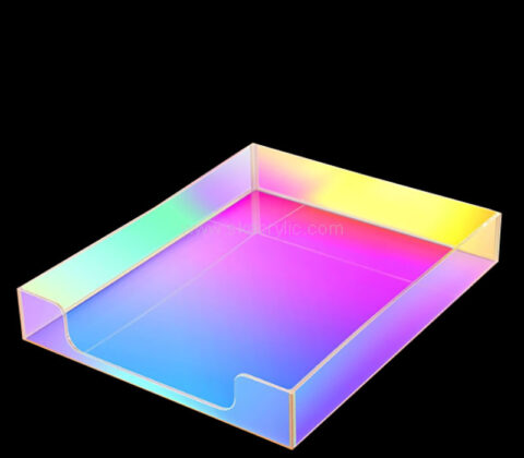 Custom plexiglass letter tray