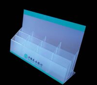 Custom acrylic multi pockets pamphlet holder BH-2570 Custom acrylic multi pockets pamphlet holder