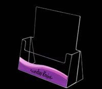 Custom acrylic desktop pamphlet holder BH-2571 Custom acrylic desktop pamphlet holder