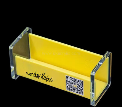 Custom acrylic tabletop business cards dispenser