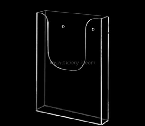 Custom acrylic wall vertical A4 handbill holder
