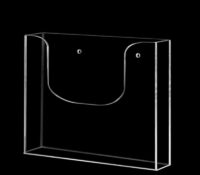 Custom acrylic wall mounted handbill holder BH-2584 Custom acrylic wall mounted handbill holder