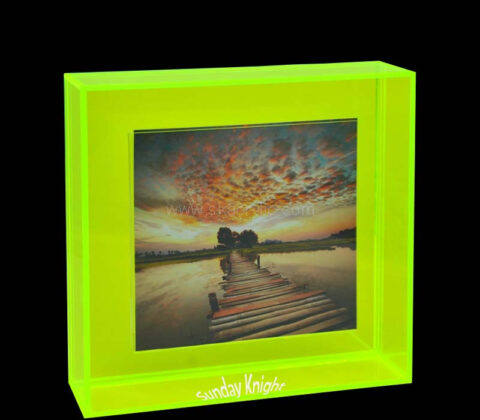 Custom acrylic 8 X 8 wall picture frame