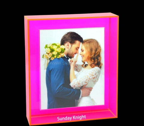 Custom acrylic floating decorative photo frame