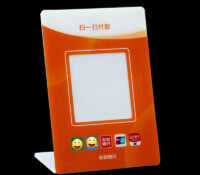 Custom acrylic retail QR code scanning sign SH-1019 Custom acrylic retail QR code scanning sign