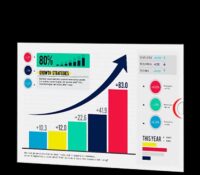 Custom acrylic wall business display sign BS-482 Custom acrylic wall business display sign