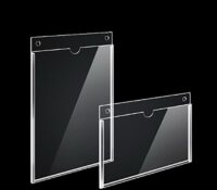 Custom acrylic replaceable sign holder BS-490 Custom acrylic replaceable sign holder