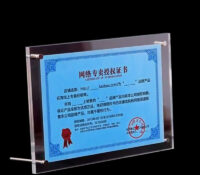 Custom acrylic offices certificate display stand SH-1040 Custom acrylic offices certificate display stand