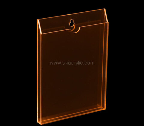 Custom acrylic wall leaflets holder